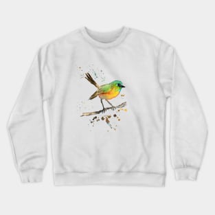 Songbird on branch Crewneck Sweatshirt